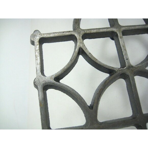 Dansk Cast Iron Decorative Trivet Geometric Design Vintage - Picture 6 of 9